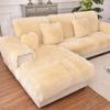 Long Plush Sofa Cushion Cover Non -Slip Winter Thickened Soft Removable Sofa Covers Bay Window Mat Furniture Protector