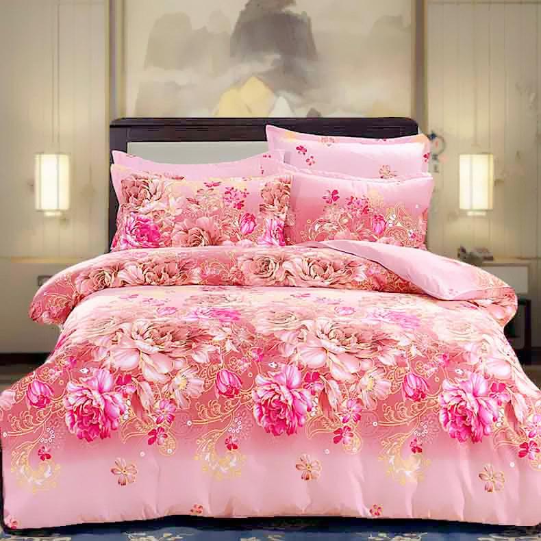 Buy 4piece Set (1 Quilt Cover, 1 Bed Sheet, 2 Pillowcases) Diamond