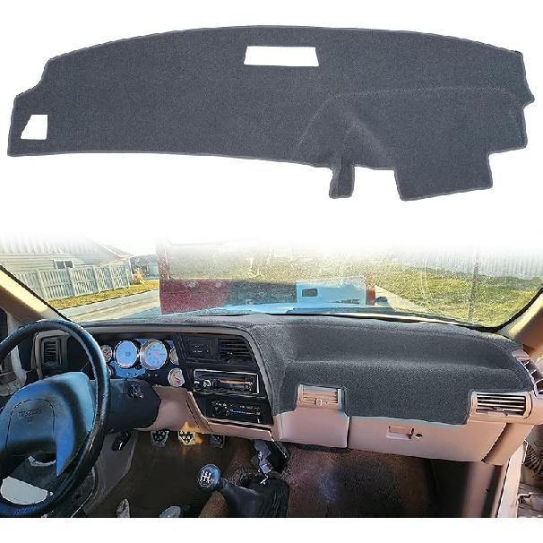 Dashboard Cover Dash Cover Mat Pad Fit For 1989-1994 Ford Ranger,1991-94 Ford Explorer,1991-94 Mazda Navajo,1989 1990 Ford Bronco II(Maroon)