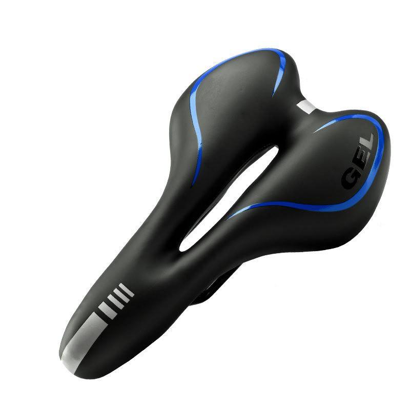 Comfortable Mountain Bike Saddle With Gel Padding Breathable Cover Off-Road Cycling