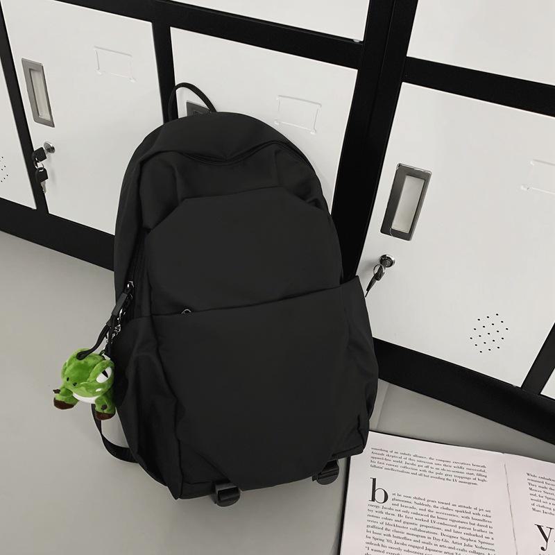 

Легкий рюкзак для путешествий в корейском стиле большой вместимости - простой однотонный школьный рюкзак для студентов