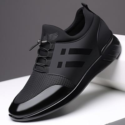 Foreign Trade Men's Shoes Invisible Inner Height Increase New Sports and Leisure Shoes Inner Height Increase Men's Shoes Extra Large Size Leather Shoe