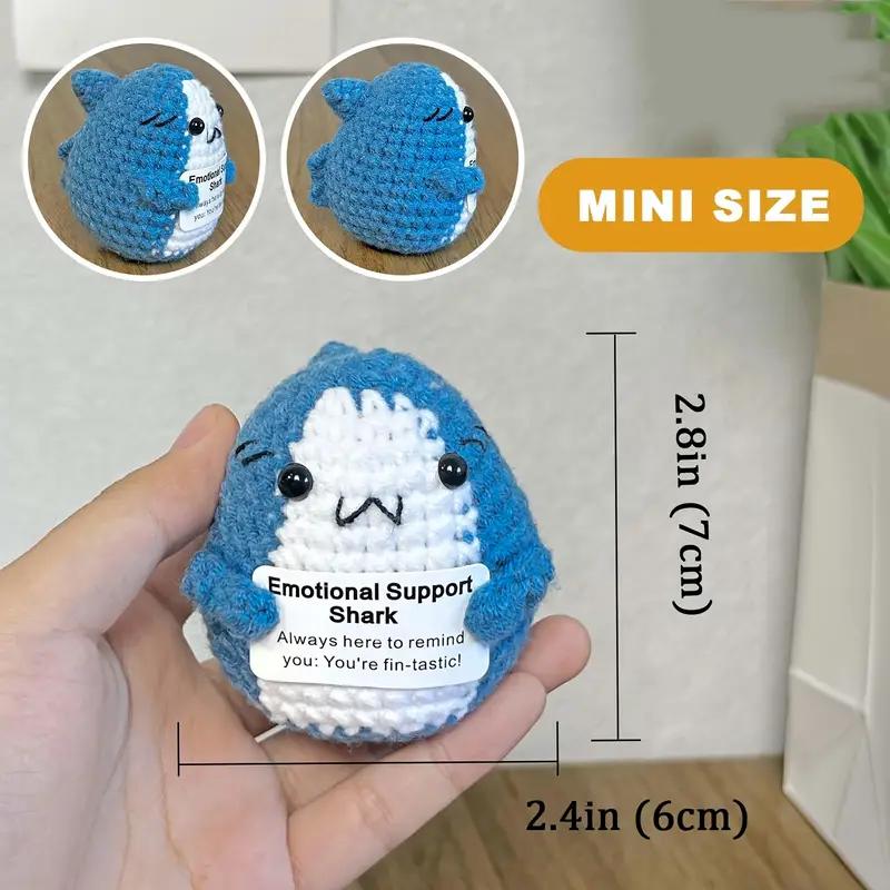 Emotional Support Pickles Handmade Mini Funny Cucumber Gift Cute Handwoven Ornaments Crochet Knitting Doll Christmas Gift