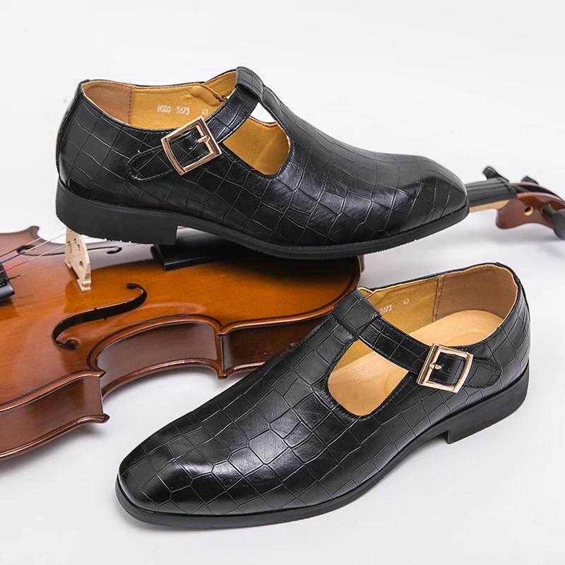 Fashion Summer Mens Casual Shoes Luxury Brand Business Sandals Light Comfort Dress Shoes for Men Breathable Walking Shoes Plus Size38-46