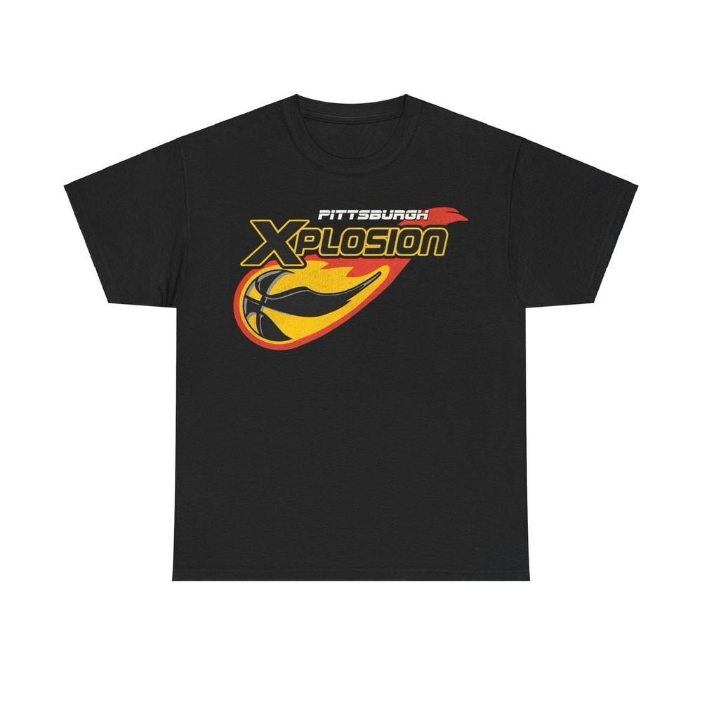 

Pittsburgh Xplosion Basketball Team Nostalgic Retro T-shirt 4XL