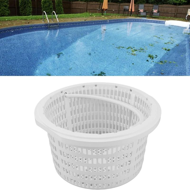 Multipurpose Pool Filter Basket Replacement Sun Resistant Pool Skimmer Basket for Effective Filtration