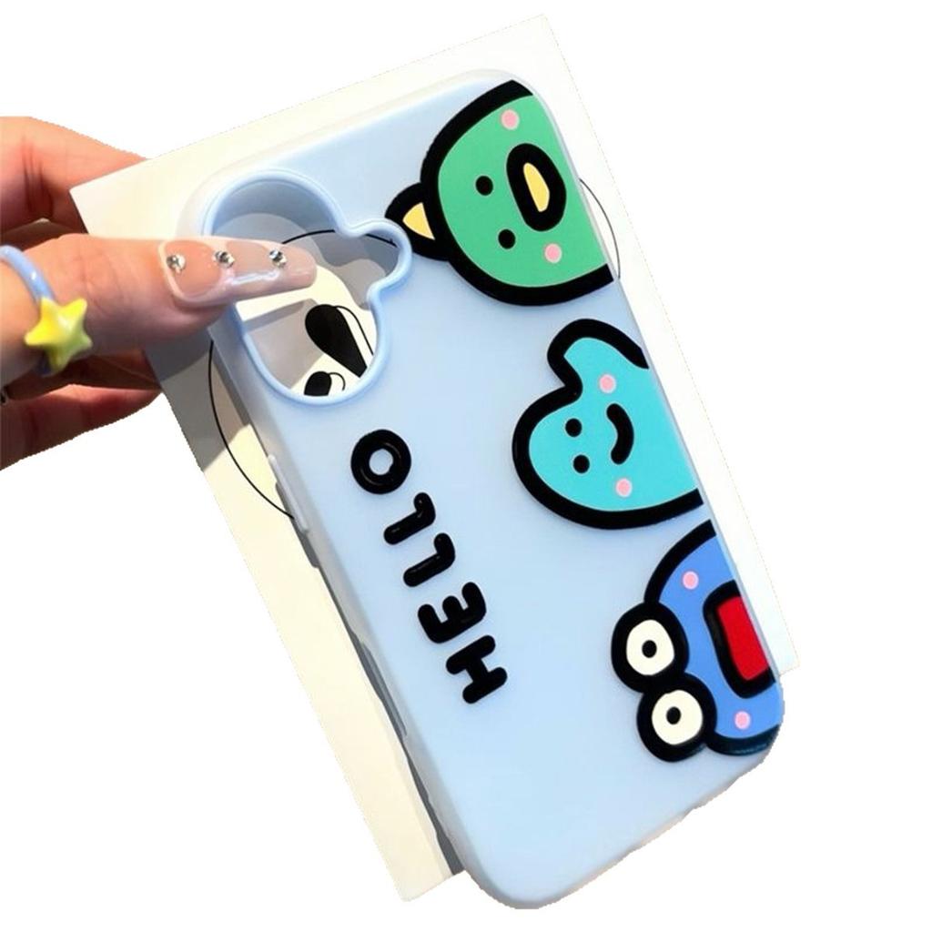 Jelly 2-in-1 Handyhülle Cartoon Niedlich Klein Frisch Hautgefühl Kreativ Anti Schweiß Göttin Internet-Berühmtheit Liebe Rundumschutz