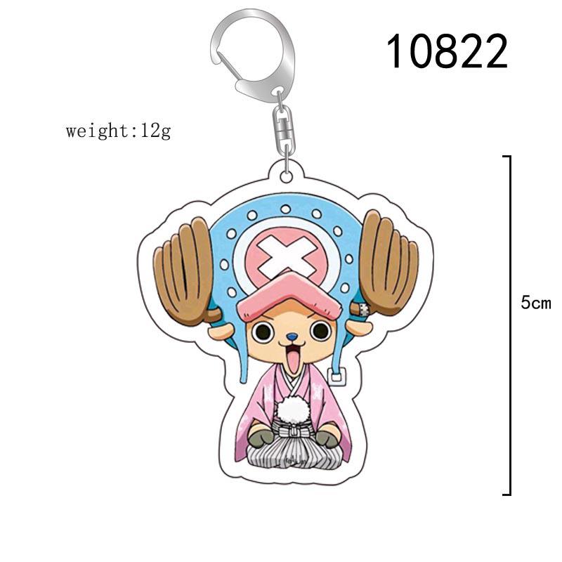 Acrylic Keychain - Luffy, Zoro, Nami Anime Pendant
