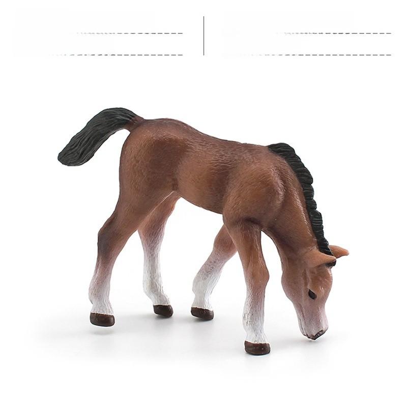 Wild Shire Horse Lipizzaner Pvc Model For Kids Educational Display