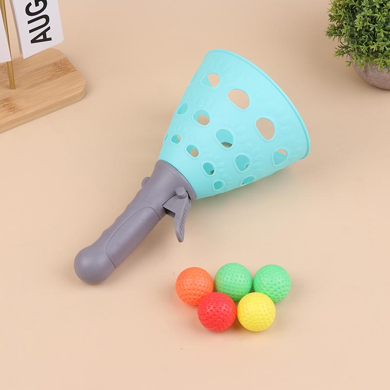 1 Set Pinball Sense Training Equipment Parent-Child Outdoor Kids Fun Ejection To Catch A Ball Launch Throwing Toy