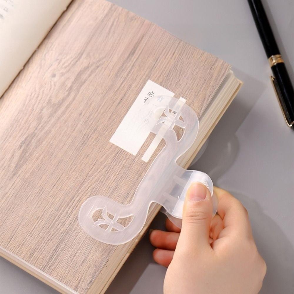 New Easy To Read Reading Bookmark Holder 12° Anti-slip Anti Page Turning Holder Plastic Note Holder for Student Learning Tools