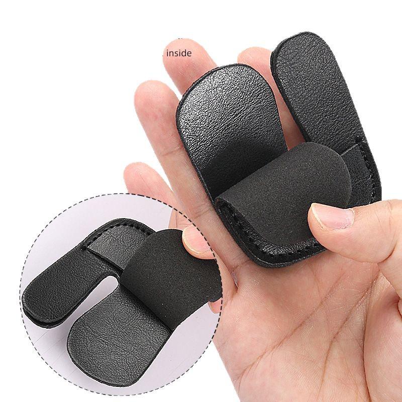 Double-Layer Thickened Three-Finger Archery Guard for Recurve Bow Shooting