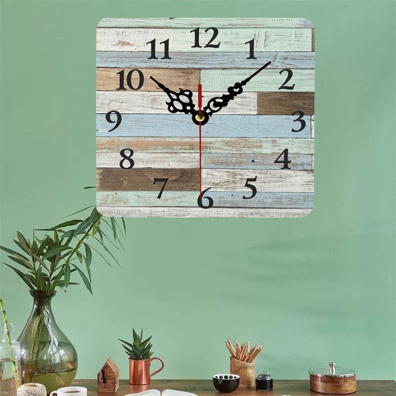 12cm Large Wall Clock Vintage Wall Clock Round Silent Clocks Wall Mount Wooden Carft Living Room Decor Room Ornaments