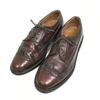 Vintage UFCW USA Long Wingtip American Brogue Shoes Brown 7.5 3E 25.5(USED)