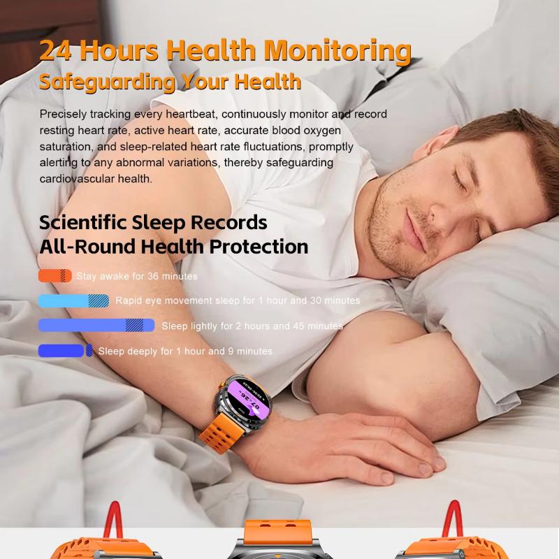 2025 New Smart Watch 2 In 1 Earphone Smartwatch Bluetooth Call for Men Watch Navigation Heart Rate Monitor Sports Music SmartWatch