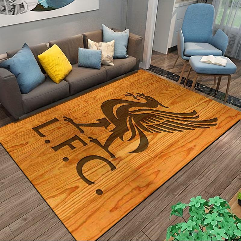L.F.C. Wooden Texture Design Designed floor mat, suitable as a non-slip mat for the living room or bedroom sofa