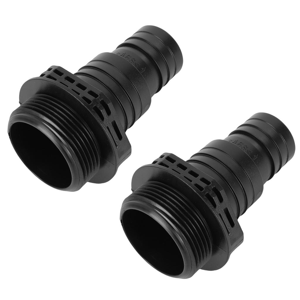 2 Peças Conectores de Bomba ABS 32 38mm, SPS100 SPS75 SPS50 SPS25 Bomba de Areia Piscina Spa Adaptador de Saída de Reposição Conexões Preto