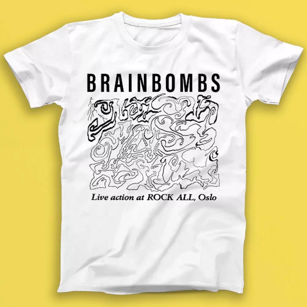 

Brainbombs Живое выступление на Rock All Осло Панк-рок Музыка Подарок Футболка 2012 XL