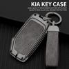 Capa de couro de liga de zinco para chave de carro para Kia Sportage Ceed Sorento Cerato Forte KX3 K5 2017-2020 Proteção de peças automotivas Shell