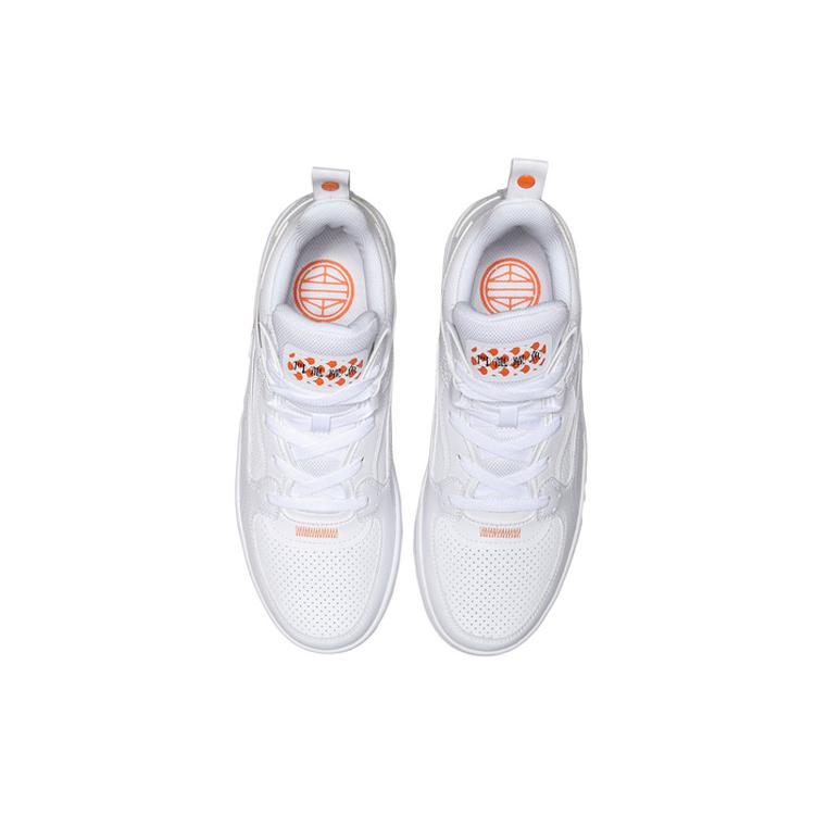 New LiNing CF Tracing Collection Mudkip Nianhua Anti Slip And Wear Resistant Lightweight Low Top Skateboard Shoes White AGCP207-1