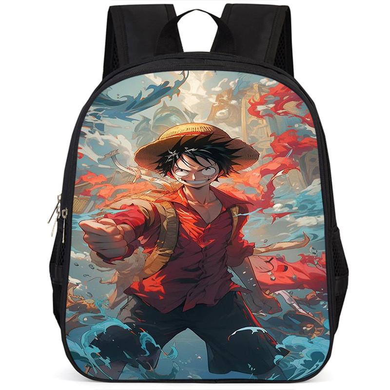 Spacious 15-inch One Piece Backpack Lightweight Oxford Cloth School Bag Unisex 24