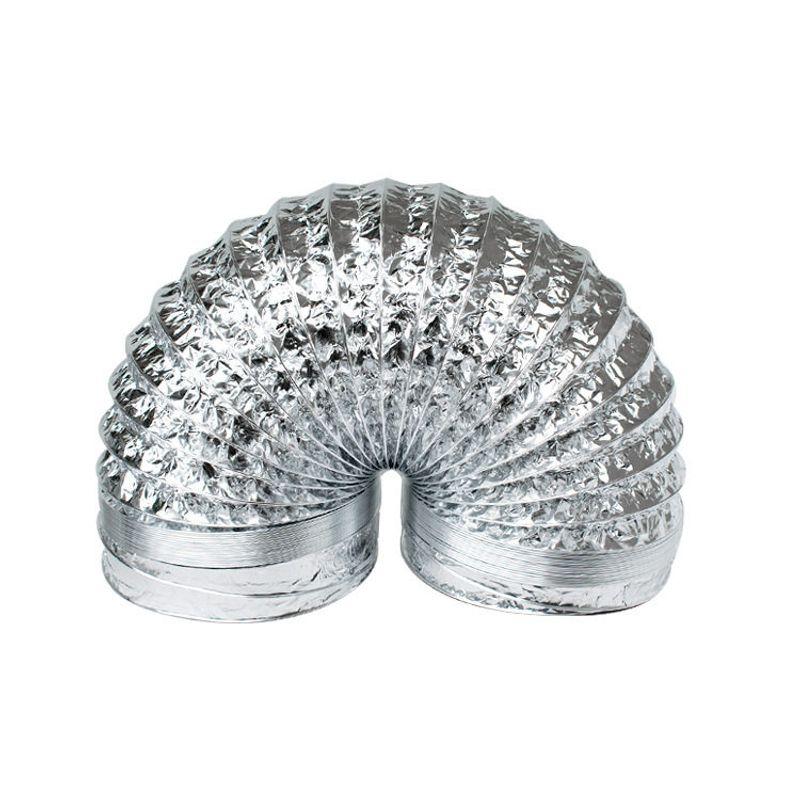 Kitchen Range Hood Smoke Vent Aluminum Foil Exhaust Hood Smoke Vent Retractable Range Hood Accessories Pipe Flue