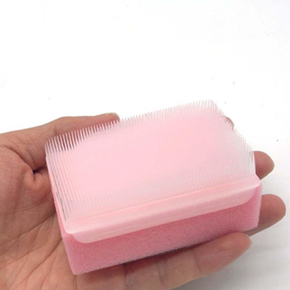 

Цветные чистящие инструменты Детские пластиковые щетки для ванны Тренировочное оборудование Массажная щетка Сенсорные щетки розовый