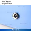 ZONESUN ZS-MSL1 Magnetic Stirrer 3000RPM 3L Laboratory Stirring Plate Liquid Mixer for Chemistry Biology Homebrew Yeast