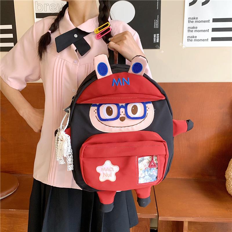 Large Capacity Primary School Schoolbag Cartoon Animation Cute Doll Boys And Girls Backpack Children'S Backpack