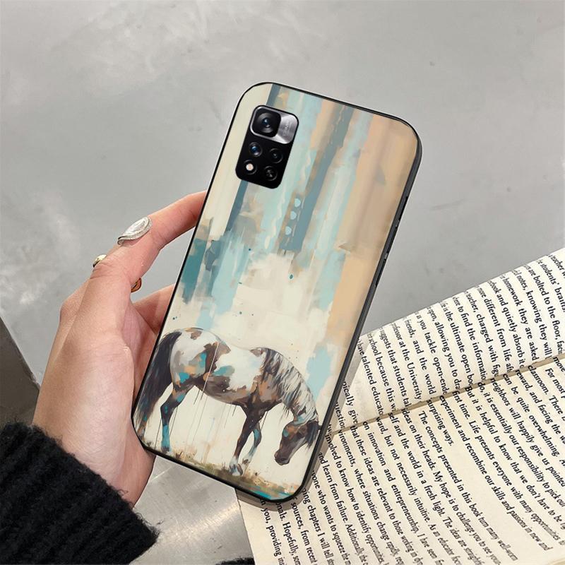Phone Case For Xiaomi Poco C71 15T 14T Pro Redmi note 15 14 14 13 Pro Redmi A5 15C 13C foal Horse