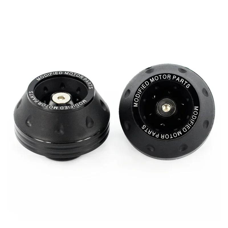 2PCS Motocykl Crash Protector Chrániče kol Motocykl Motokros Posuvník rámu pneumatiky Barevné Moto vybavení Příslušenství