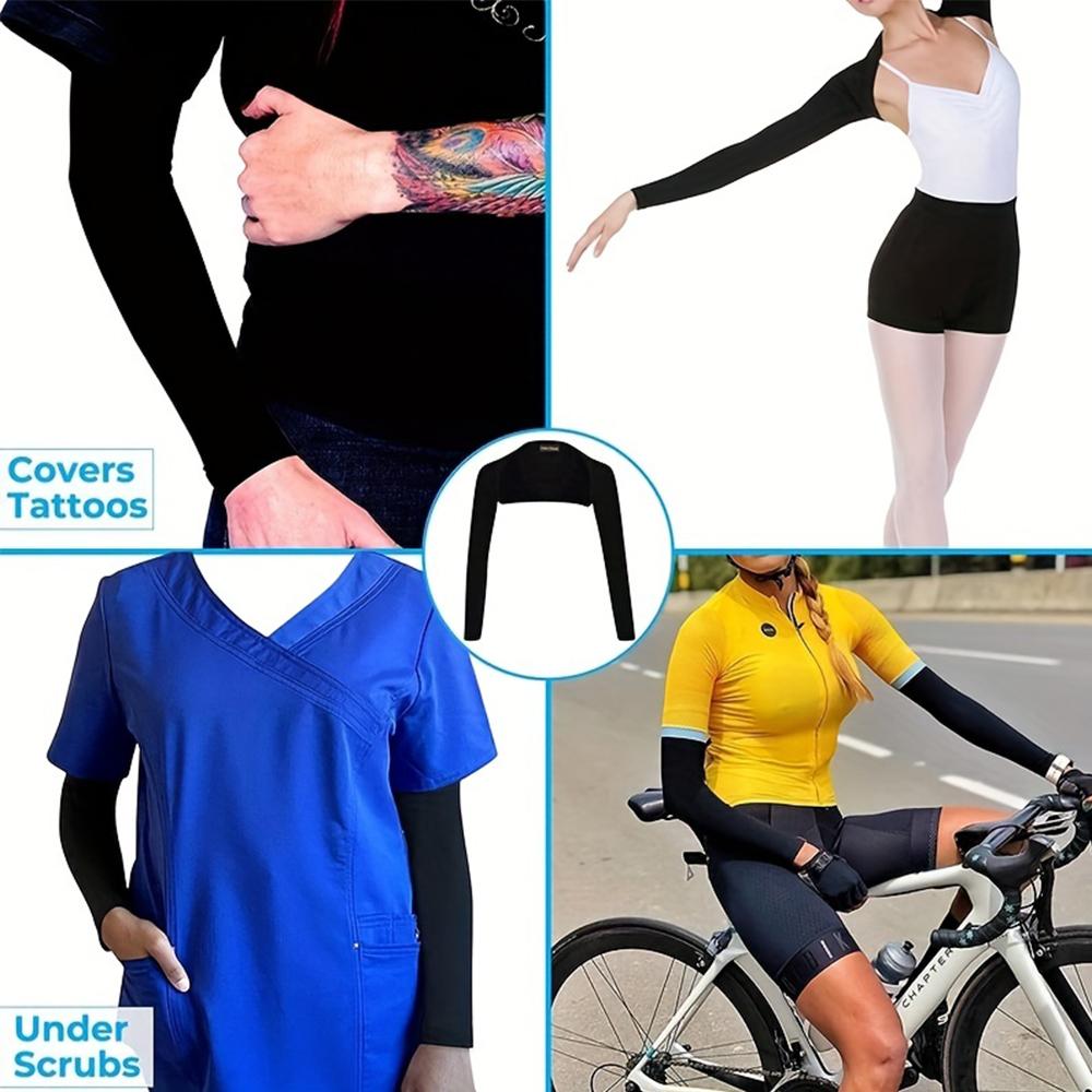 Sports Sunscreen Ice Patch Breathable and Thin Sleeve Shawl for Running, Fishing and Cycling