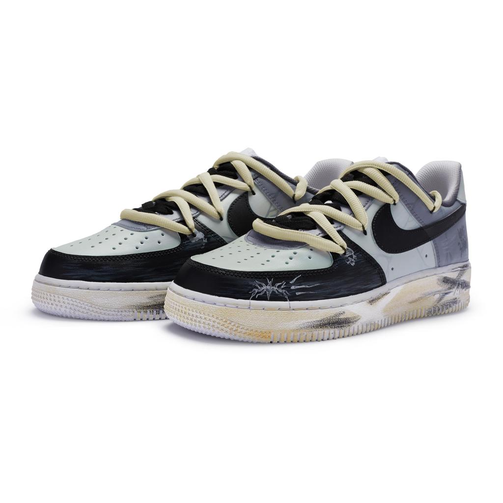 Nike Air Force 1 Low 811 Manufacturing Slip Resistant Low top Skateboard Shoes GS Black White Purple DH2920-111(Team80-)