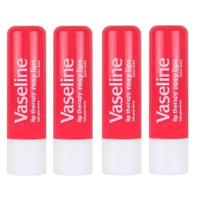 Vaseline Lip Therapy Stick 4,8 g, 03. Růže, 4,8 g, 4 kusy