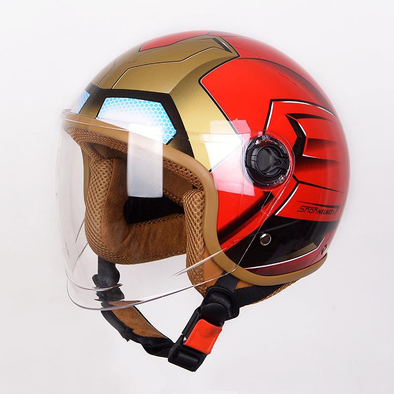 Children s Helmets Winter Warm Half Helmets Motorcycle Hats Four Seasons Helmets Children s Electric Vehicle Helmets