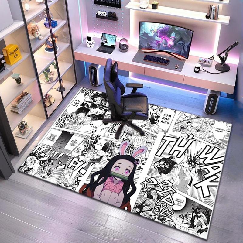 Japanese manga artist Koyoharu Gotouge's Demon Slayer carpet is suitable for living room and bedroom doormats office balcony decorative rugs H2