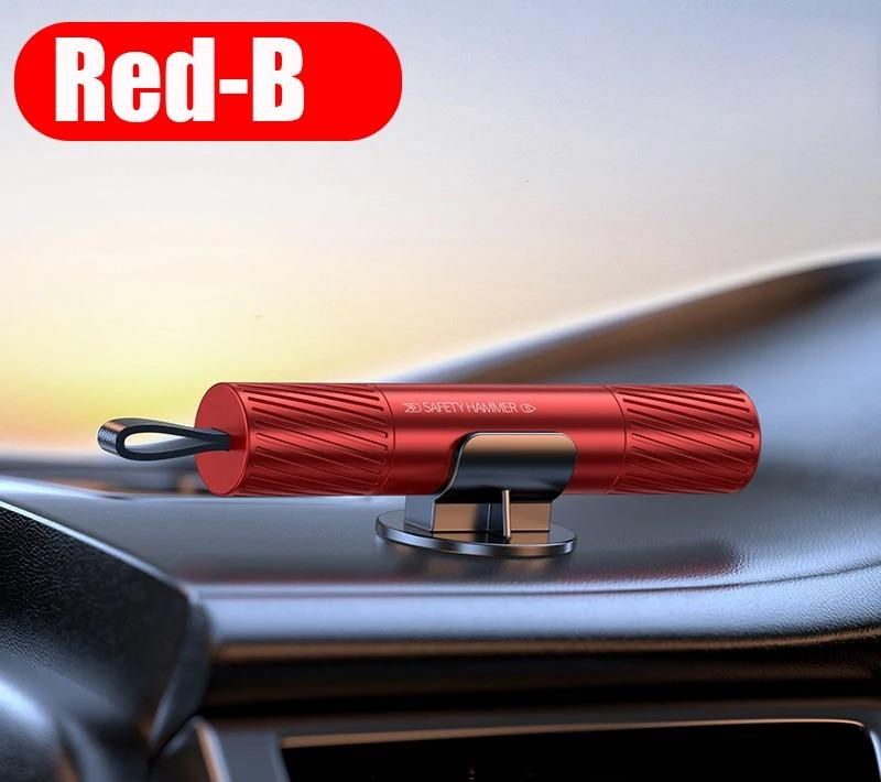 

Aluminum Alloy Car Safety Rescue Hammer Automatic Seat Belt Cutter Window Breaker Emergency Rescue Tool