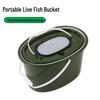 Double-Layer Handheld Fish Bucket with Aerator - Multi-Function Fishing Gear