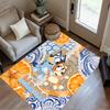 Paw Prints Adventure Personalized Name Floor Rug Office Rug Suitable for Balcony Decorate room Hallway Bedrooms Anti-slip Rug Anime Office Decor