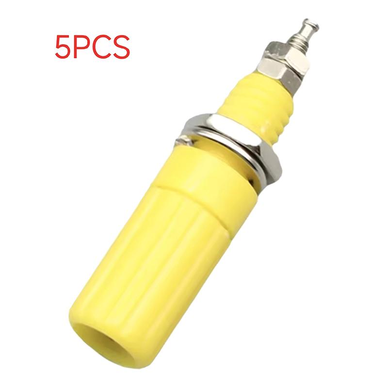 5 шт. DIY Аксессуары 4 мм Банановый Разъем M3X45 мм Винтовой Зажимной Винт Гайка Банановый Штекер Разъем Электрический Разъем Терминал 3