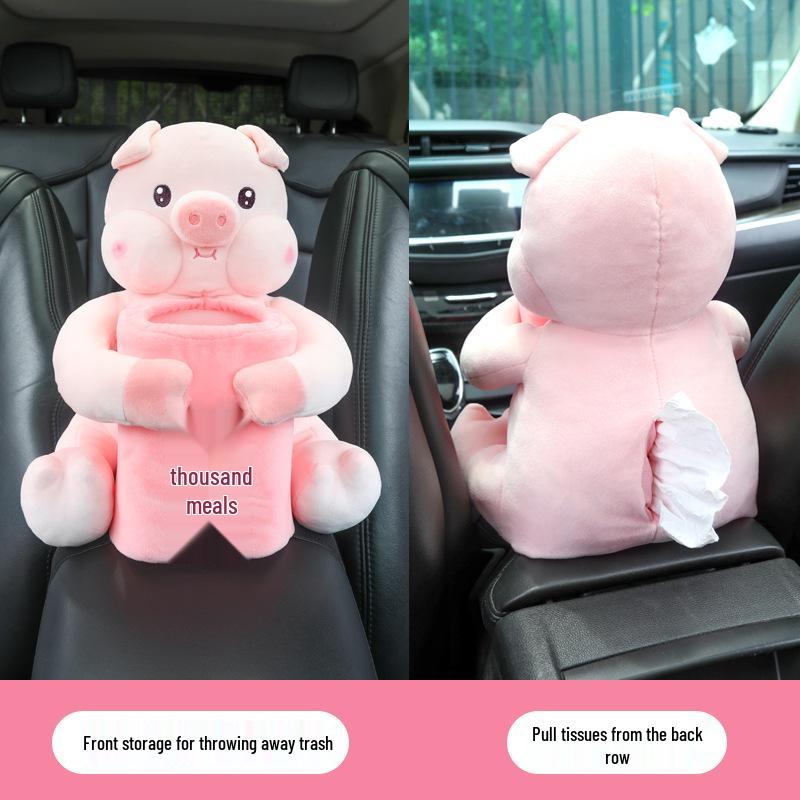 

Креативный подлокотник для автомобиля: Держатель для салфеток и мусорное ведро два в одном - Милое украшение для салона автомобиля