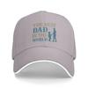 Fathers Day Casual Baseball Cap Summer The Best Dad In The World Trucker Hat Adjustable Snapback Cap Men Women Vintage Caps