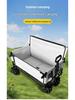Multifunctional Outdoor Camping Seat and Trolley Cart for Picnic and Fishing