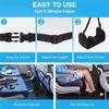 M-Modern-Ergonomic Removable Foot Divider Design, Airplane Foot Hammock For Travel, Foot Rest For Airplane