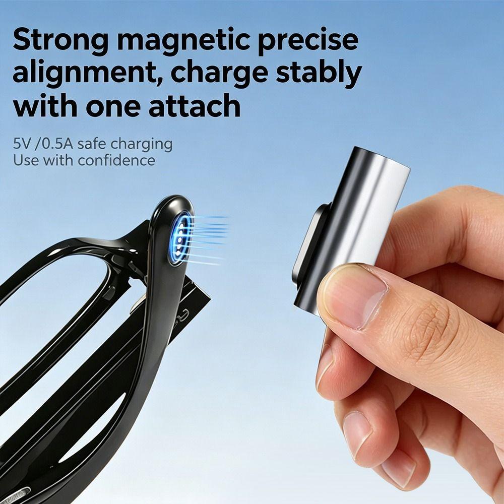 Compact Magnetic Charging Adapter for Rokid AI Glasses Smart Glasses Accessories