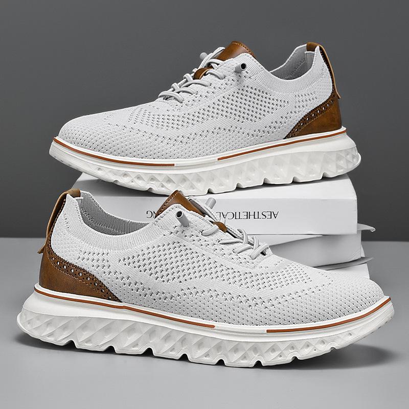 Spring Summer New Shoes for Men Casual Sport Shoes Breathable Mesh Sneaker Cool Slip-on Loafers Big Size