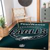 Philadelphia Eagles Customizable Name Area Rug Perfect For Outdoor Living Rooms Study Room Hallway Antislip Rug Decorate Offices