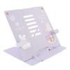 Book Holder Desk Reading Display Stand Stable Metal Steel Plate Adjustable for Tablets Phones Cute