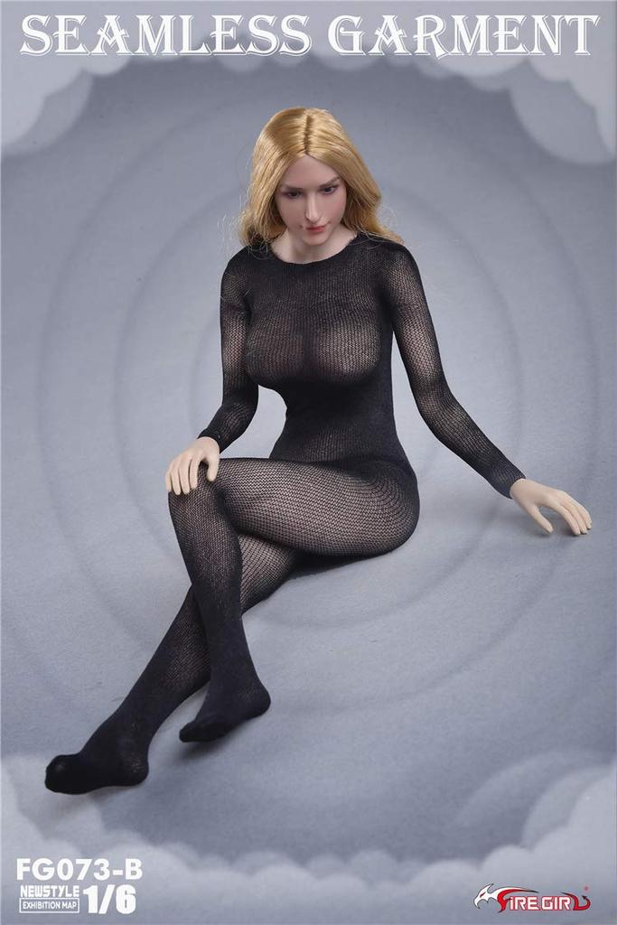 Scale Action Figure Accessories Fire Girl Toys Underwear and Full Body Zentai and Body Not [TOYBARJAPAN] 1/6 / FG073-B (Head Included)