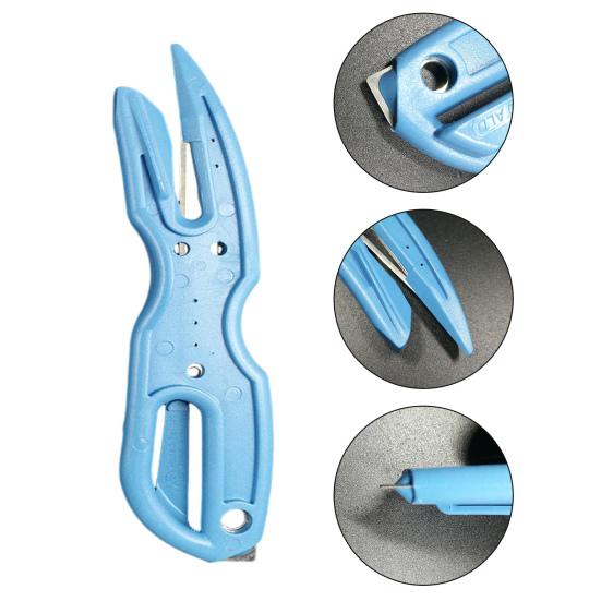 Wrapping Strip Cutter Portable Safe Anti-slip Ergonomic Handle Multifunctional Express Box Opener Wrapping Tape Film Cutting Tool